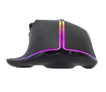 Mouse Ottico USB Gaming 12000 Dpi 9 Tasti Retroilluminazione LED RGB Nero, MARROK