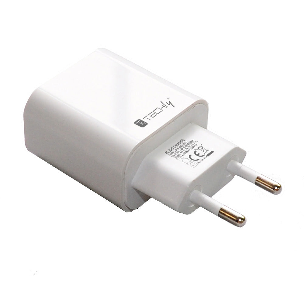 Caricatore Alimentatore USB-C da Muro 20W PD per Smartphone o Tablet