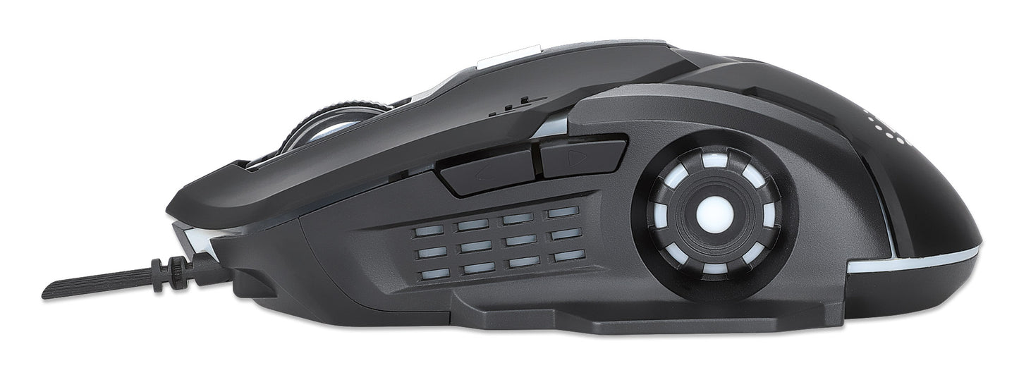 Mouse Ottico USB Gaming 3200 Dpi Retroilluminazione LED RGB