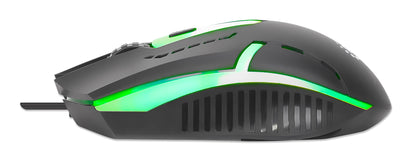 Mouse Ottico USB Gaming 1500 Dpi Retroilluminazione LED RGB