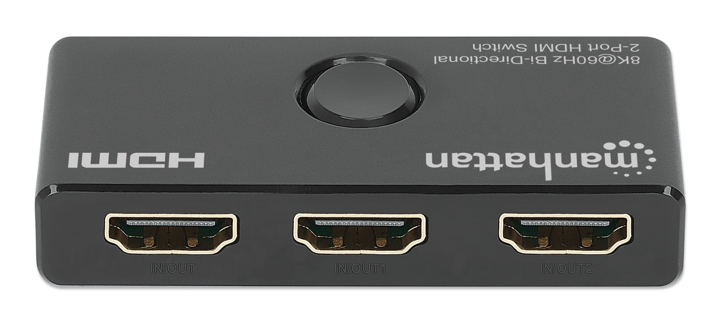 Switch HDMI 2 Porte 8K@60Hz Bidirezionale