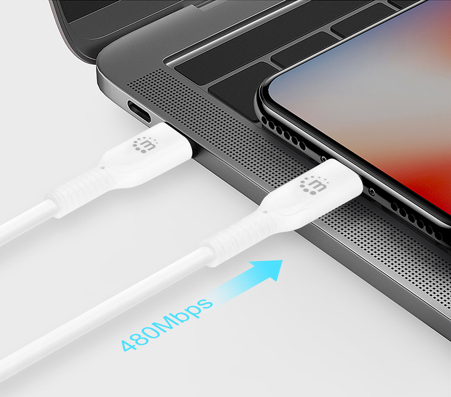 Cavo di Ricarica e Sincronizzazione USB-C a Lightning 1m, Bianco