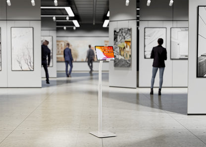 Supporto da Pavimento Antifurto per Tablet 7,9-11'' con Rotazione 360°