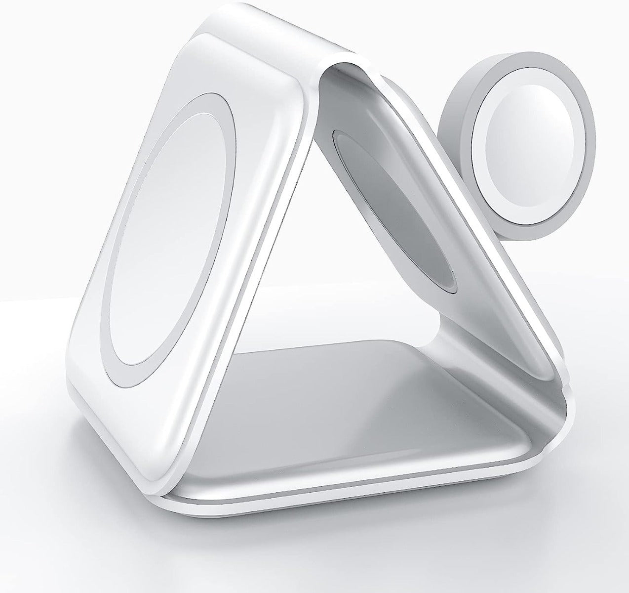 Caricabatterie wireless 3 in 1 pieghevole stazione di ricarica wireless rapida docking station caricatore senza fili