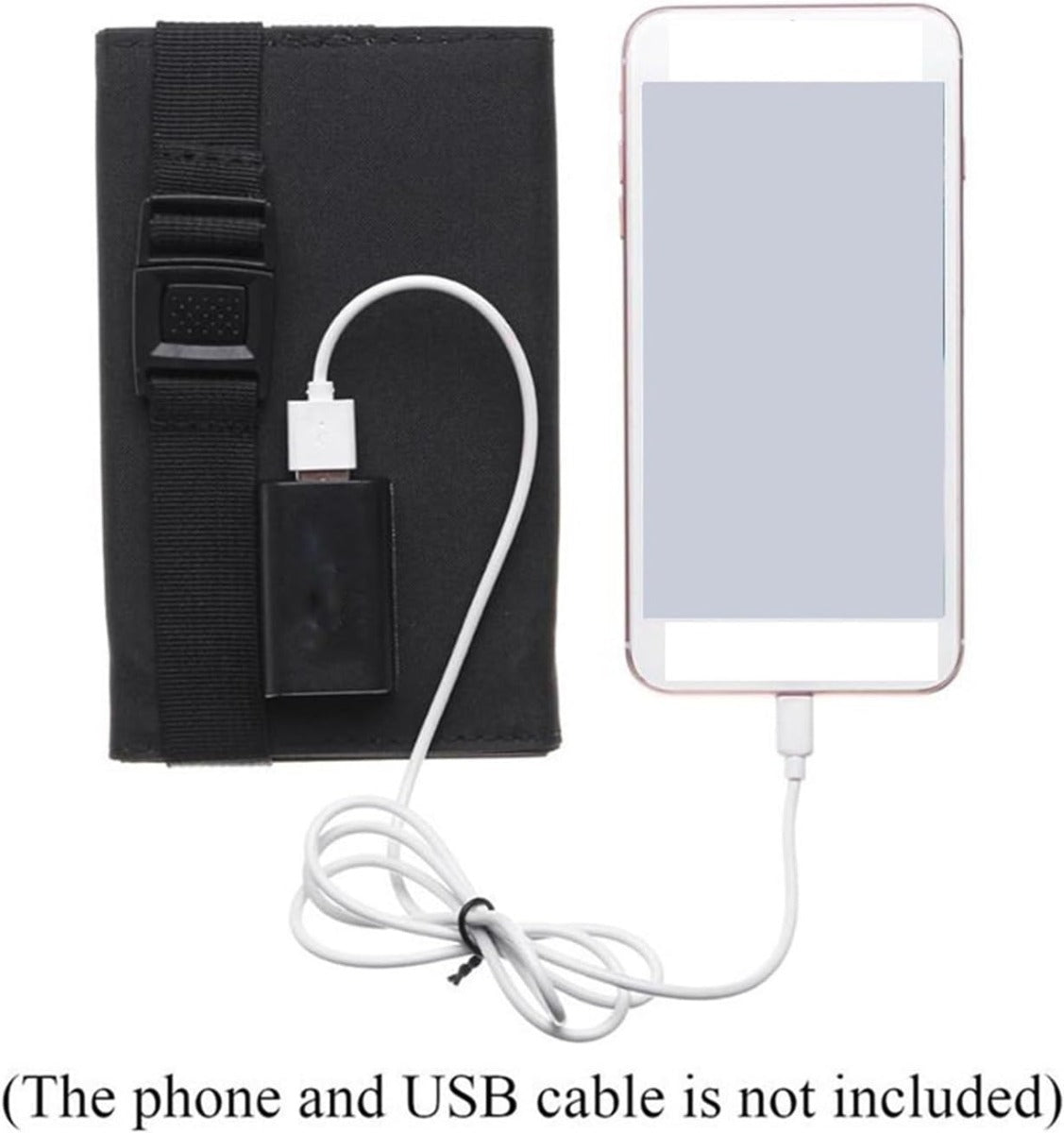 Pannello Solare Pieghevole USB 20W – Portatile, Impermeabile, Flessibile, per Ricarica di Telefoni e Power Bank