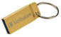 Mini Memoria USB 3.0 Verbatim con Portachiavi 16GB Oro