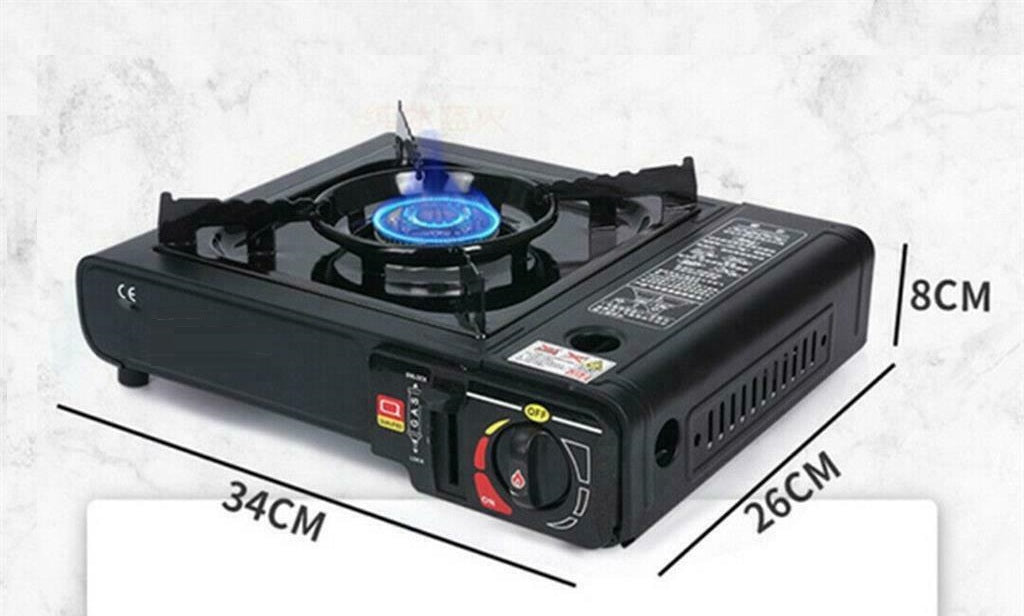 Fornello per campeggio barca feste portatile a gas butano fornelletto da cucina