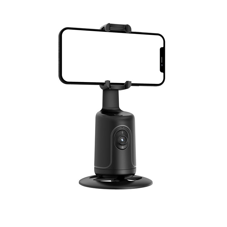 P01 Fotocamera con tracciamento automatico del volto e supporto per fotocamera con rotazione a 360 gradi, supporto per rilevamento del movimento del telefono con scatto intelligente per video in streaming vlog live