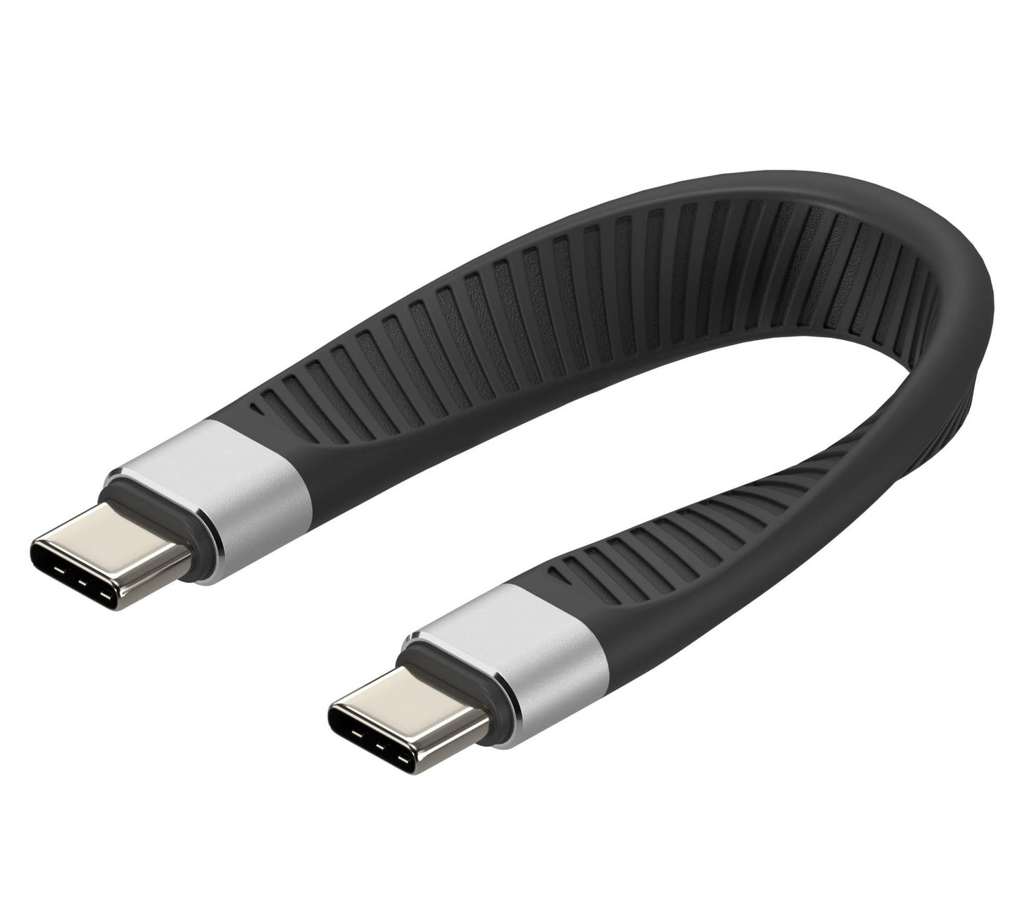 Cavo Corto Piatto USB-C&trade; Maschio a USB-C&trade; Maschio E-Mark Ricarica Rapida FPC 12.4 cm