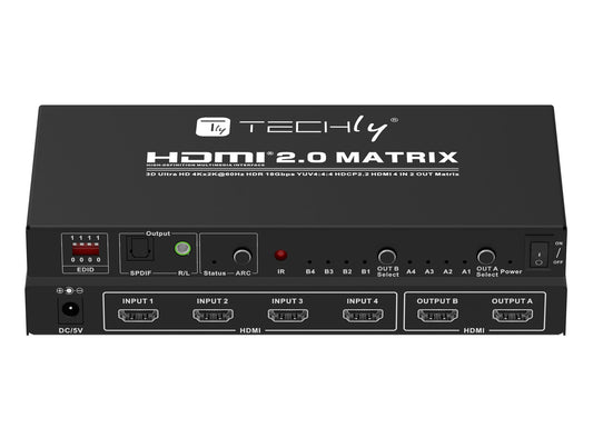 Switch Matrix HDMI 2.0 4x2 3D Ultra HD 4K HDCP HDR