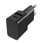 Caricatore Alimentatore USB-C&trade; e USB-A da Muro per Smartphone e Tablet Nero