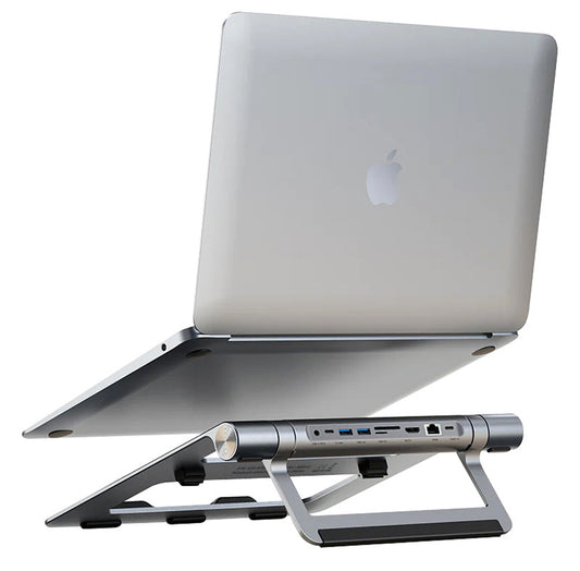 Docking Station USB-C 9 in 1 Hub USB3.1 Stand per Notebook Pieghevole