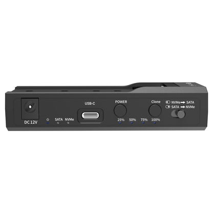 Adattatore/Duplicatore per HDD/SSD SATA da 2,5”/3,5” e SSD NVME M.2