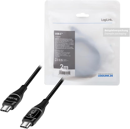 Cavo USB-C Maschio/Maschio E-mark PD Display 1m