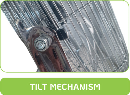 Ventilatore Industriale da Pavimento Diametro 45 cm 3 Livelli di Potenza