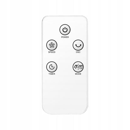 Ventilatore a Torre da Pavimento 36'' 3 Velocità con Telecomando Oscillazione 75&deg; e Timer