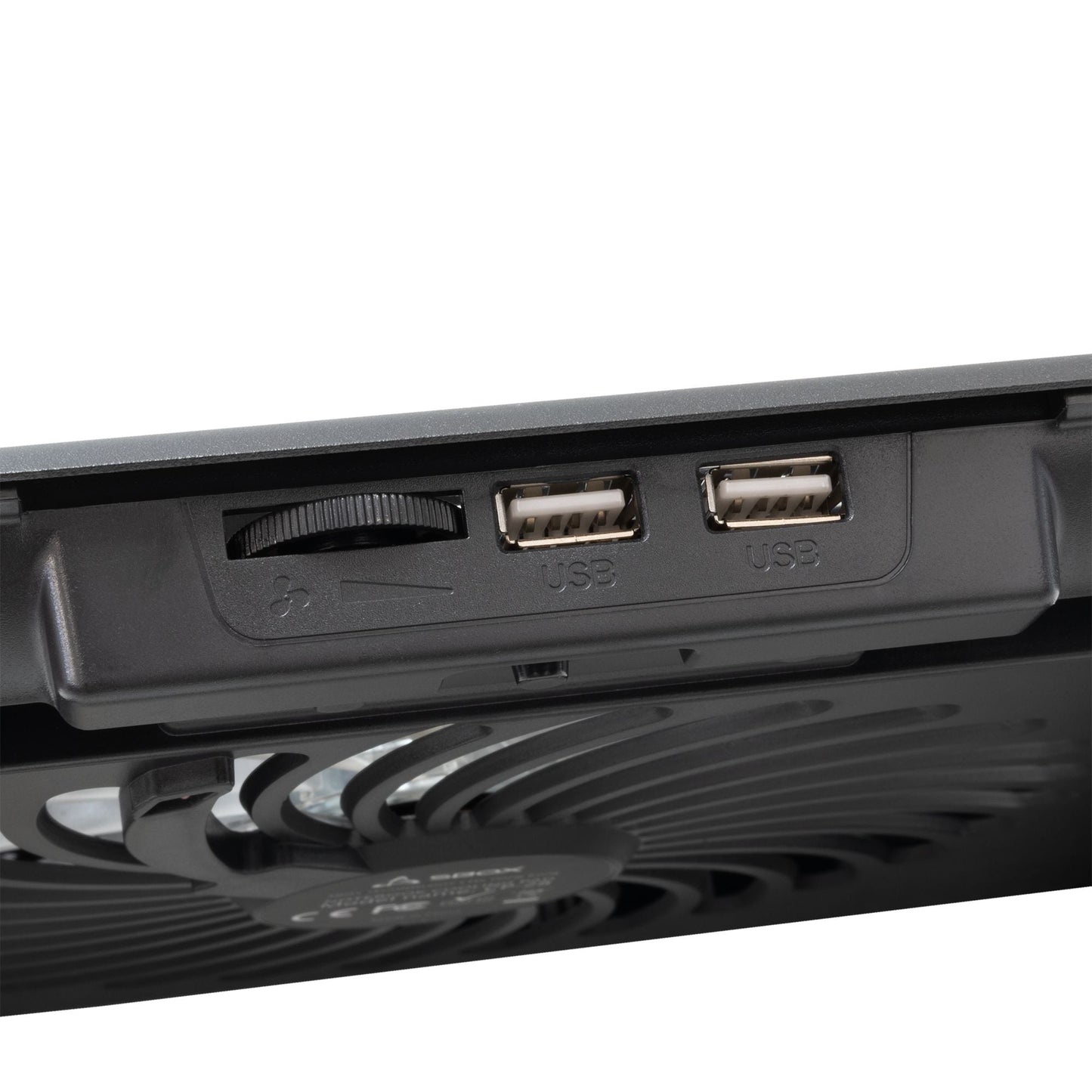 Supporto di Raffreddamento per Notebook fino a 17,3'' con 8 Regolazioni di Altezza e 2 Porte USB, CP-28