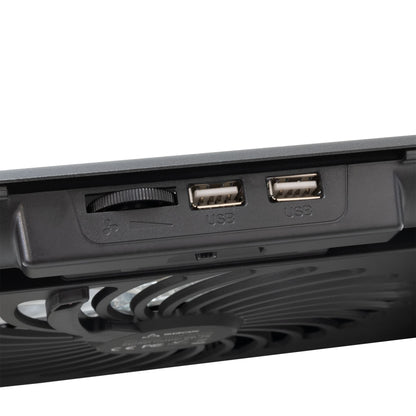 Supporto di Raffreddamento per Notebook fino a 17,3'' con 8 Regolazioni di Altezza e 2 Porte USB, CP-28