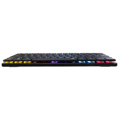 Tastiera Gaming USB-C 62 Tasti con Retroilluminazione LED RGB e 19 Effetti Luce