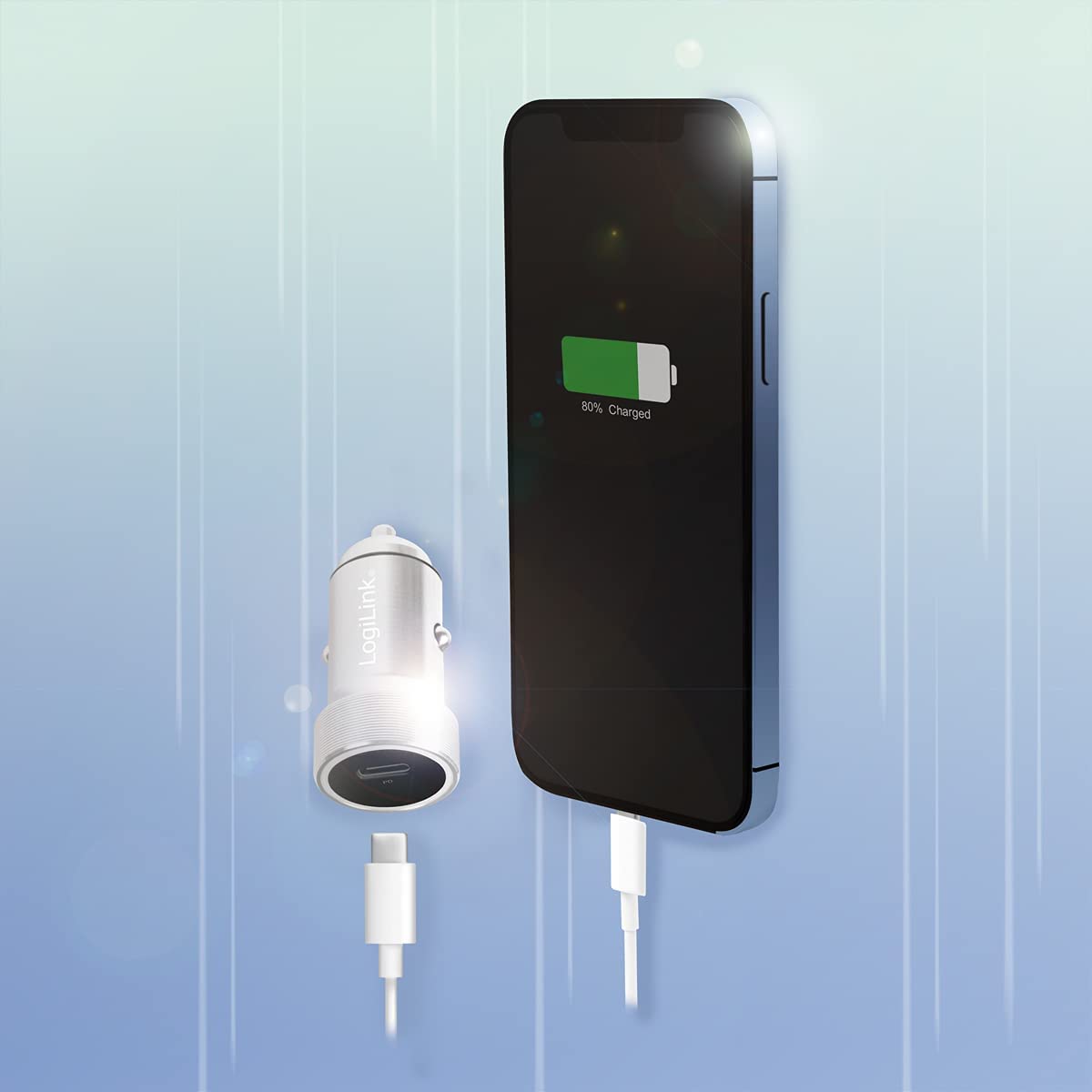 Caricabatteria da Auto USB-C PD da 20W