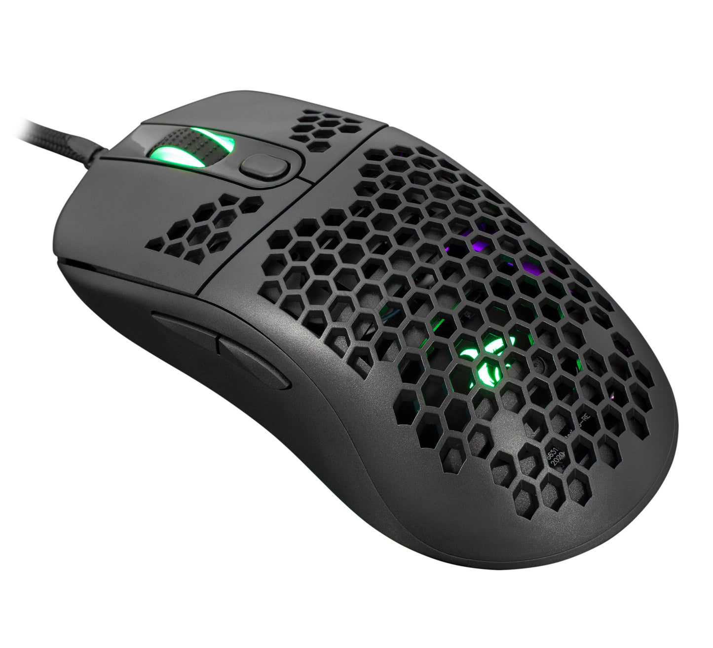 Mouse Ottico USB Gaming 6400 Dpi Retroilluminazione LED RGB 6D Nero, GALAHAD