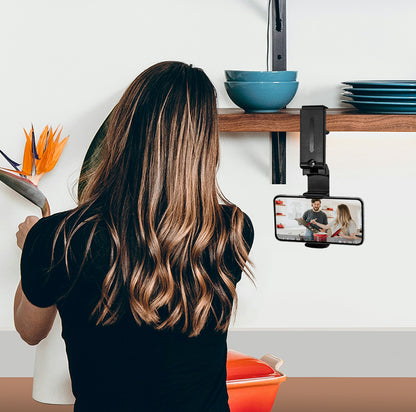 Supporto Porta Smartphone 4,7–6,9'' con Rotazione 360° Nero