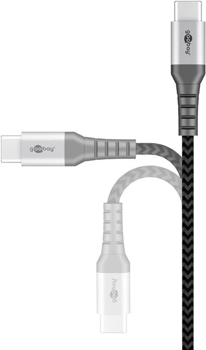 Cavo USB-C a USB A Connettori in Metallo e Rivestimento Tessuto 2,0m