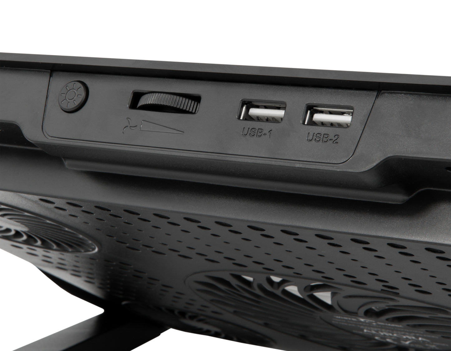 Dissipatore USB per Notebook fino a 17.3'' con 6 Regolazioni di Altezza e 2 Porte USB