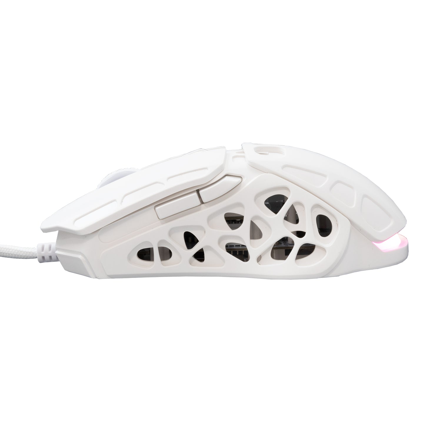 Mouse Ottico USB Gaming 7200 Dpi Retroilluminazione LED RGB Bianco, ECTOR