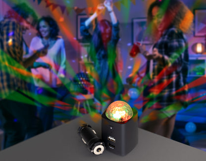 Caricatore da Auto USB-C con Luce Disco TX-159