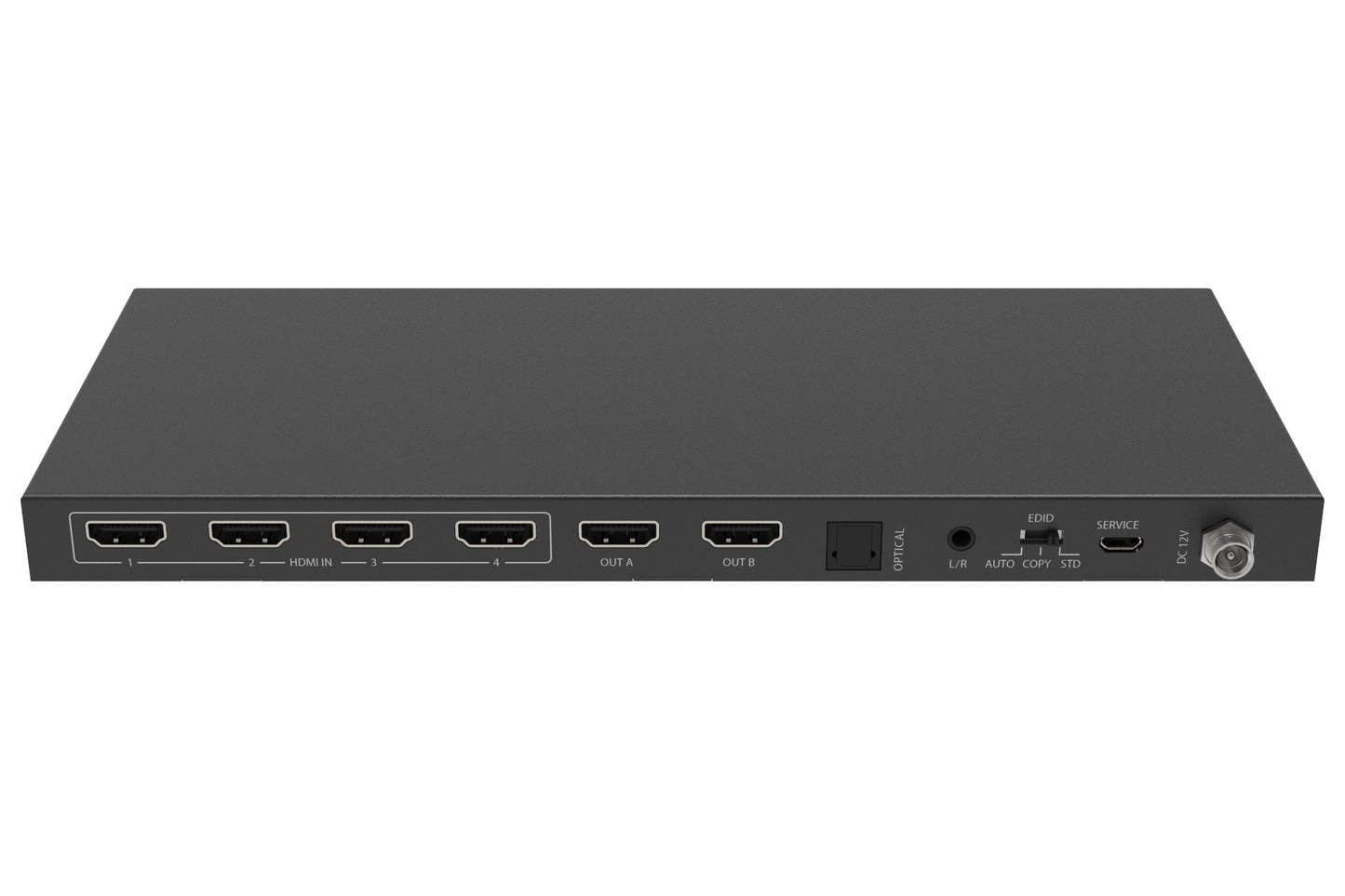 Matrix Switch HDMI 2.0 4x2 18Gbps 4k@60Hz con estrattore audio