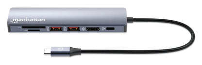 Docking Station USB-C PD 7-in-1 4K Hub Multiporta