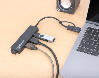 Hub USB 3.2 Gen1 4 Porte Combo USB-A e USB-C