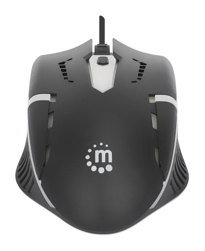 Mouse Ottico USB Gaming 1500 Dpi Retroilluminazione LED RGB