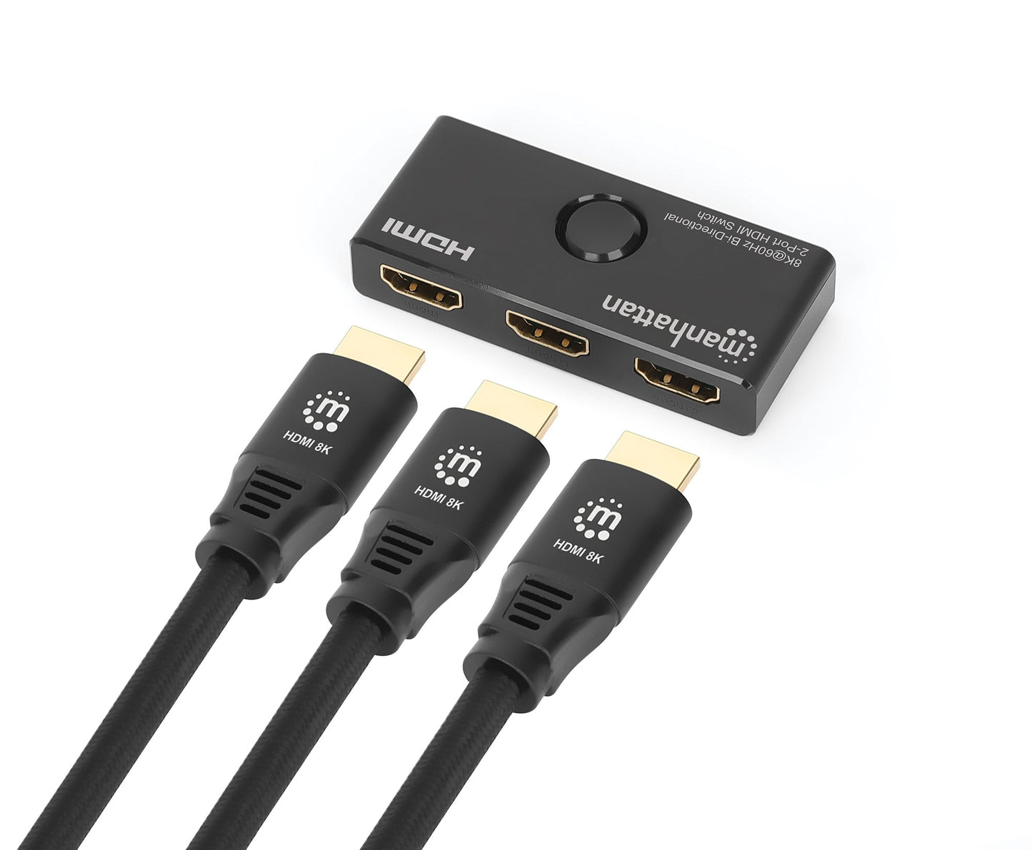 Switch HDMI 2 Porte 8K@60Hz Bidirezionale