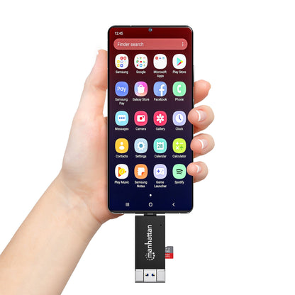 Lettore/Scrittore USB 3.0 Combo USB-C/USB-A Multi-Schede