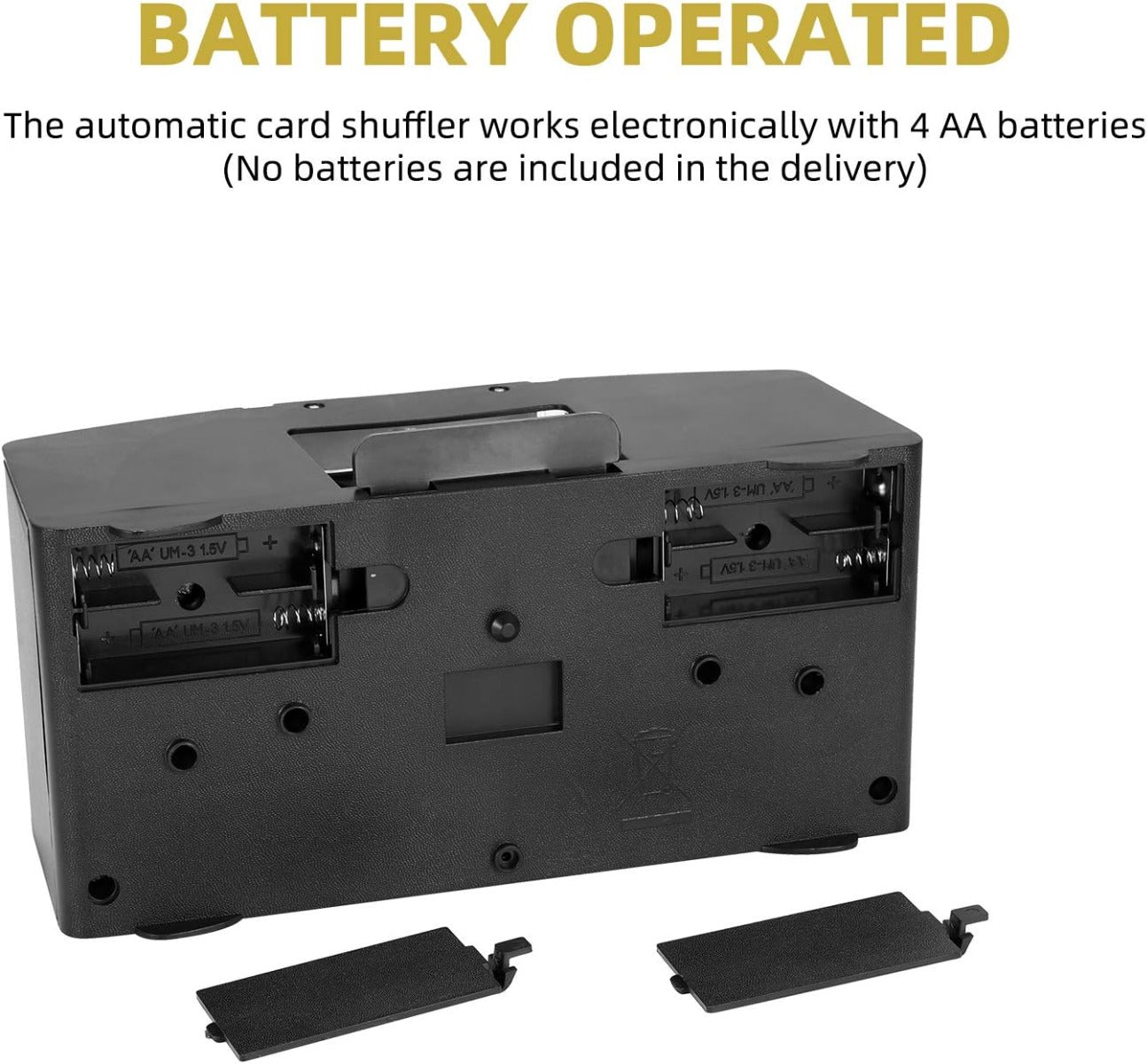Mescolatore di Carte Automatico a Batteria per Uno/Due Mazzi