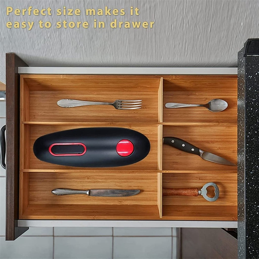 Apriscatole elettrico per cucina apriscatole a batteria portatile con bordo liscio apriscatole automatiche con un solo tocco