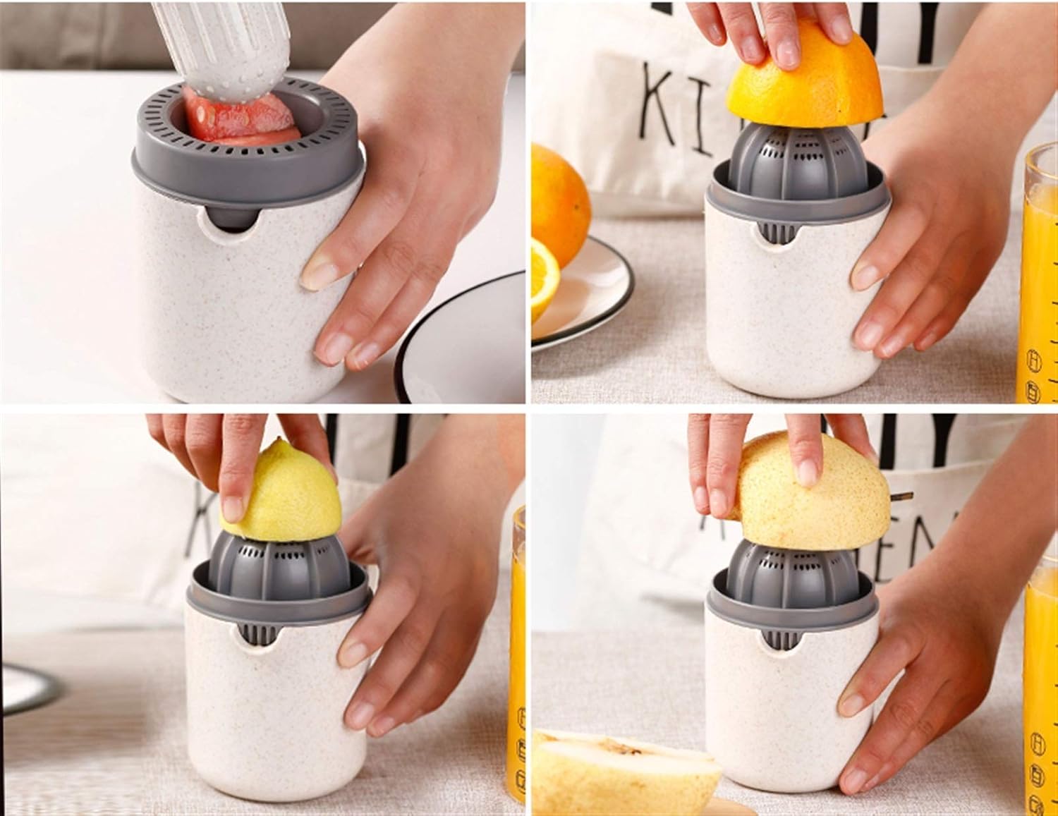 Spremiagrumi Manuale a Leva per Limoni e Arance - Design Compatto e Portatile