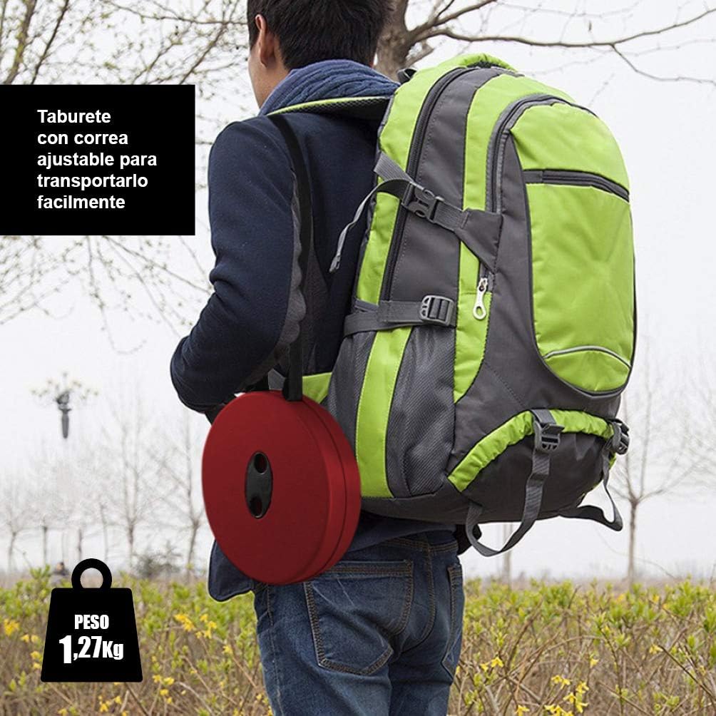 Sgabello da campeggio Portatile Ripiegabile Lavabile Comodo Tessuto impermeabile Materiale misto per 1 persona Pesca Spiaggia Campeggio Escursionismo Viaggi