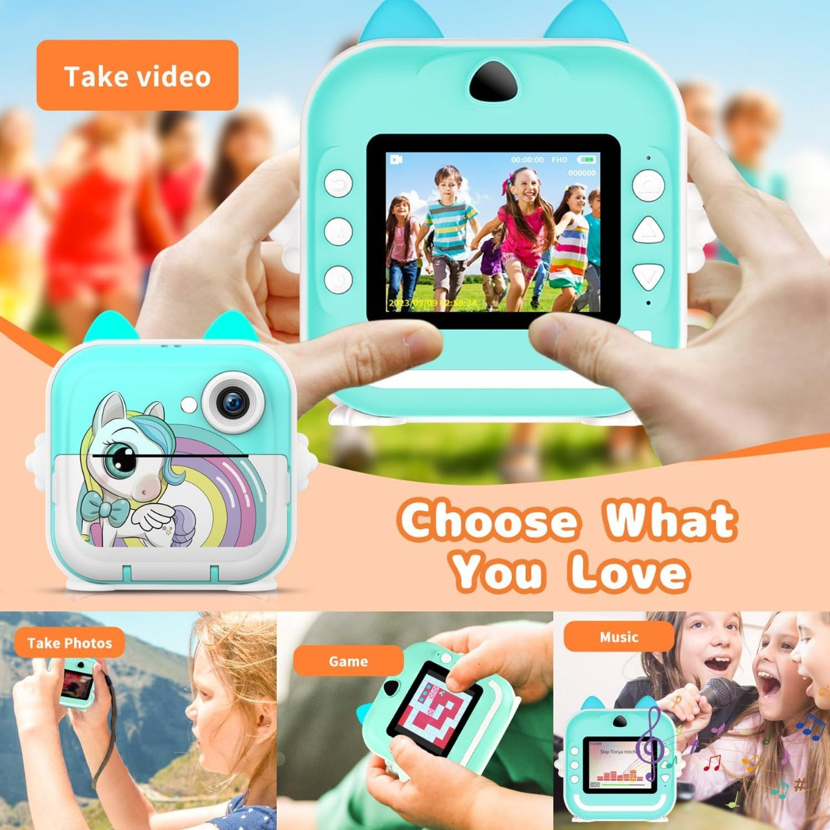 Macchina Fotografica Istantanea per Bambini