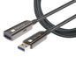 Cavo Ottico Attivo USB 3.2 SuperSpeed Active Optical Cable USB A M/F 20m Nero