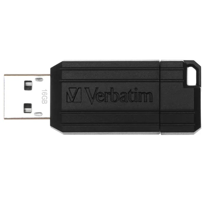 Memoria USB 2.0 PinStripe da 16Gb Colore Nero