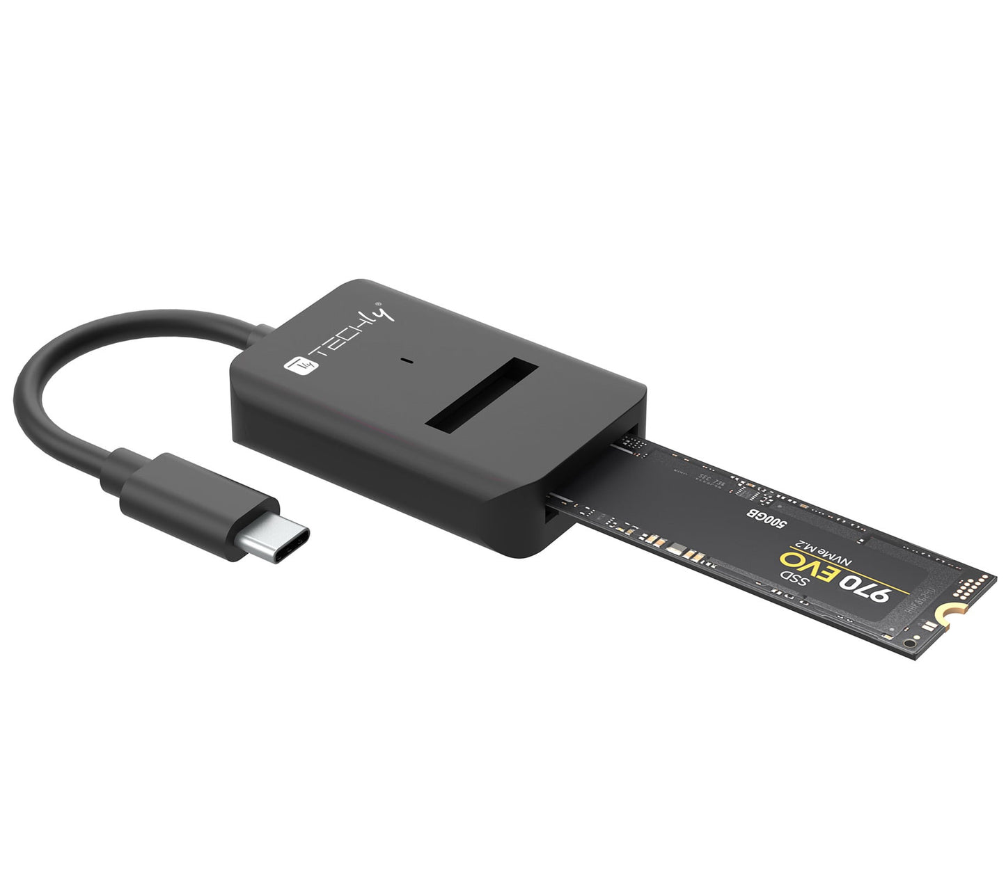 Adattatore SSD da USB-C a NVMe/SATA M.2
