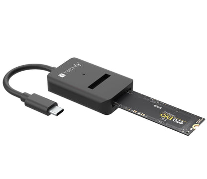 Adattatore SSD da USB-C a NVMe/SATA M.2