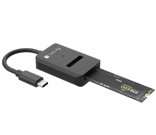 Adattatore SSD da USB-C a NVMe/SATA M.2