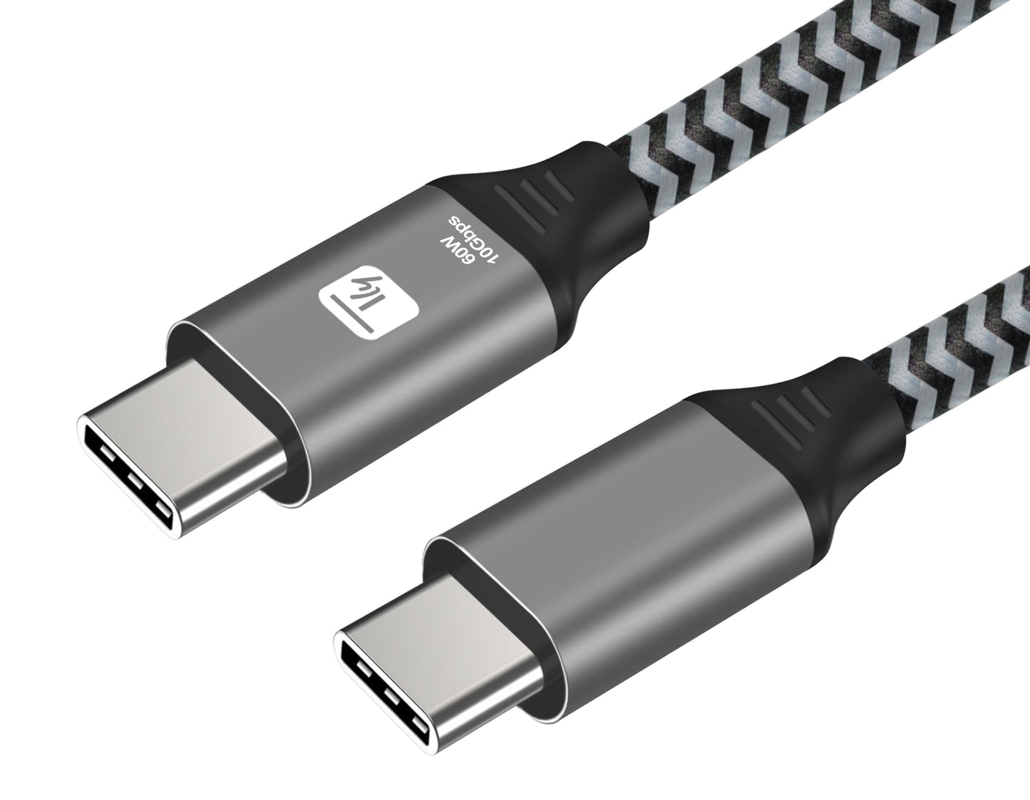 Cavo USB-C&trade; Maschio 3.2 / USB-C&trade; Maschio 3A 60W 2m Alluminio