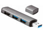 Hub USB 3.2 Gen2 3 Porte tipo A compatto