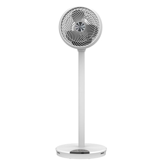 Ventilatore 9'' 2 in 1 con Piantana a 2 Altezze 12 Velocità con Telecomando Oscillazione a 720&deg; e Timer