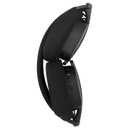 Cuffia Gaming Wireless BT con Microfono Nero FIRECREST